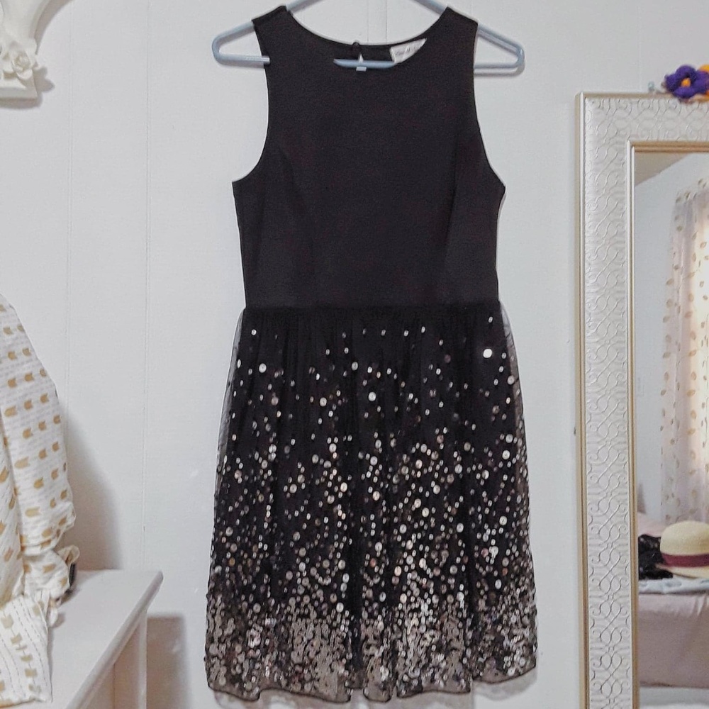 Emerald Sundae Black Sleeveless Dress Size 9